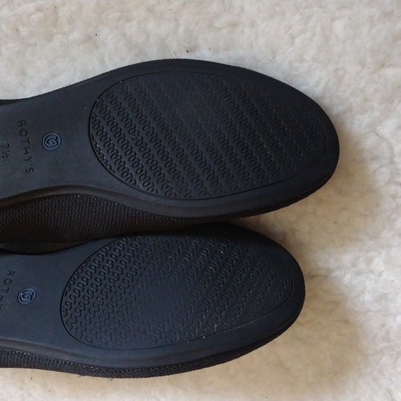 Rothy's Loafers in Black with Blue Trim - Picture 6 of 6